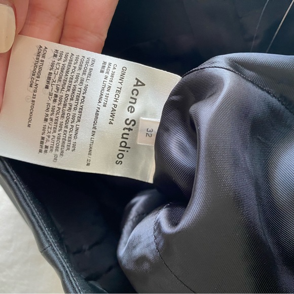 ACNE STUDIOS Ginny Technical Satin Skirt - Picture 3 of 3